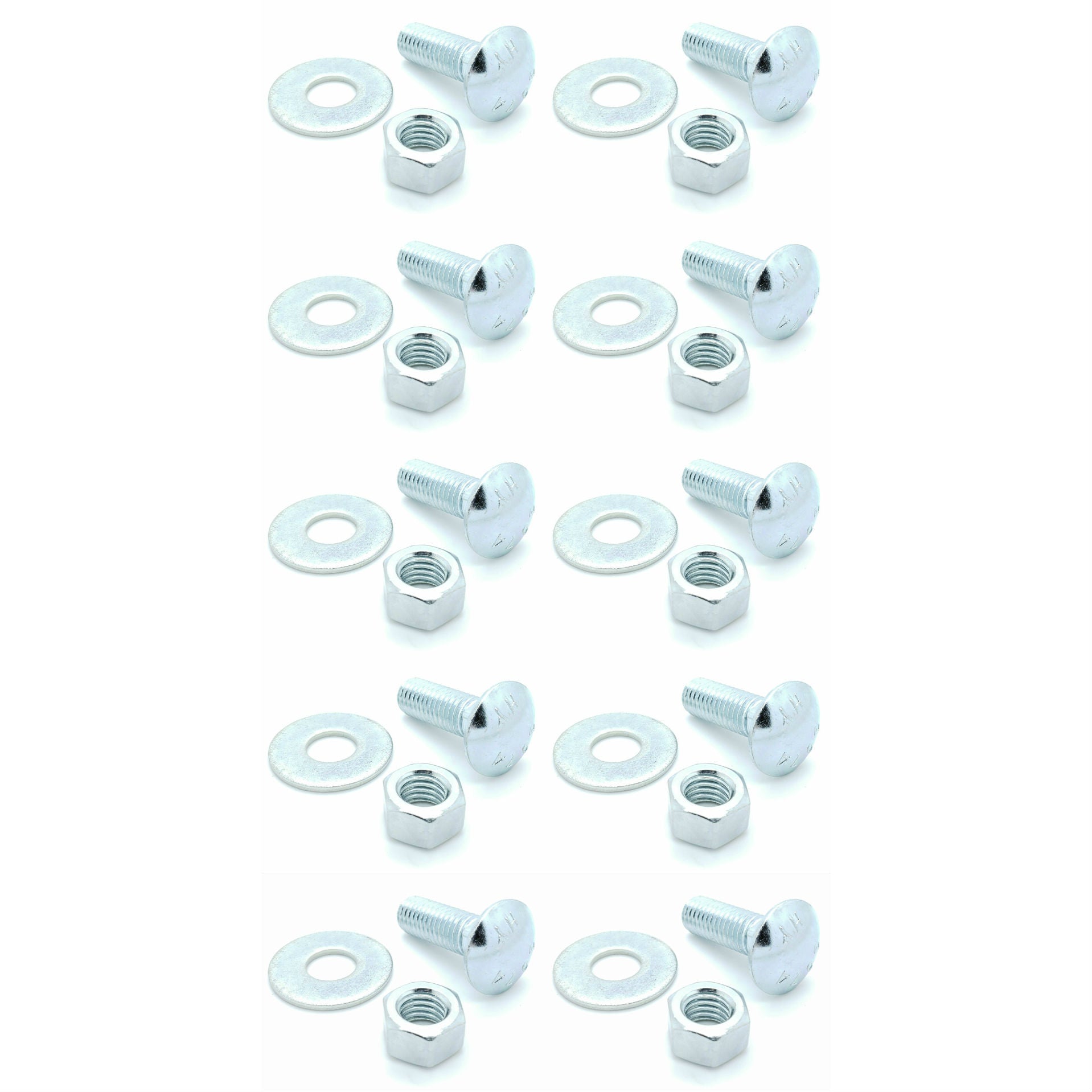 1/2-13 x 1-1/2 Carriage Bolts