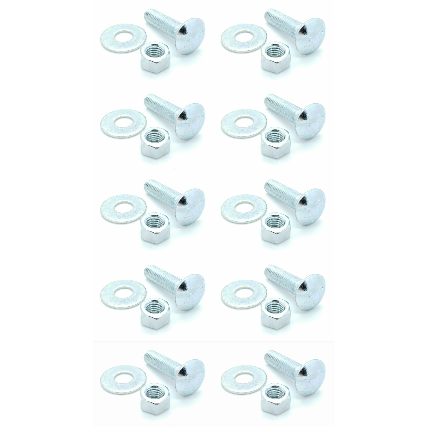 1/2-13 x 2" Carriage Bolts