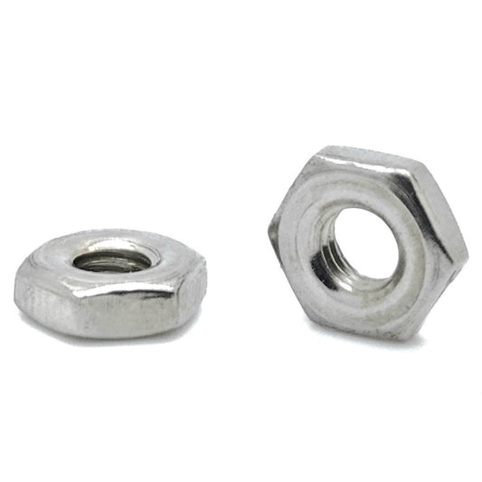 10-32 SAE 304 Stainless Steel Machine Screw Hex Nuts