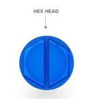 Tapcon 3/16" x 2-3/4" Hex Head Concrete Anchor Screws 3145407 | 100 Pack | Drill Bit Included